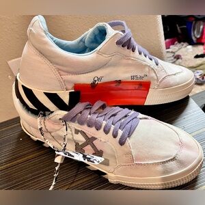 Off White Vulc Low White Violet SS20 Sneakers 100% Authentic Men’s Size 11